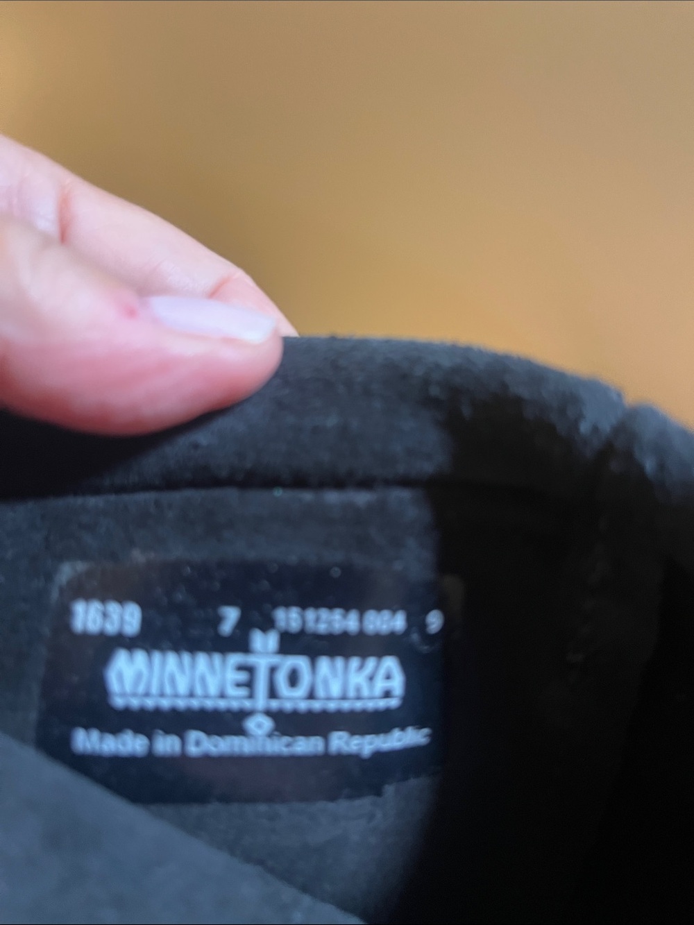 Minnetonka Black Suede Layered Fringe Moccasins - Picture 5 of 5